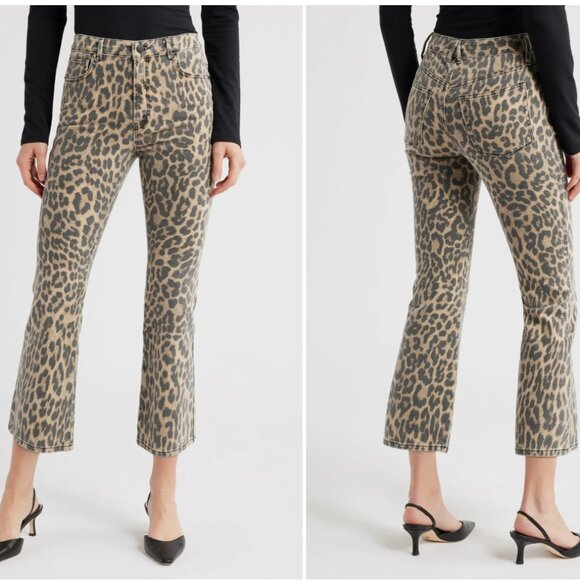 Good American Denim - 🐆✨ Good American Lucky Leopard Kick Flare Jeans • Size 10 • NWT